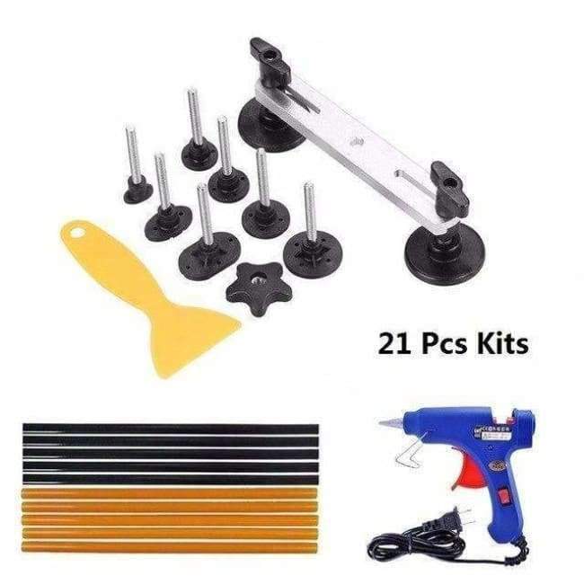 Body Dent Removal Repair Tools Pops A Dent Car Damage Repair Pulling Tool Kits 21 Pieces