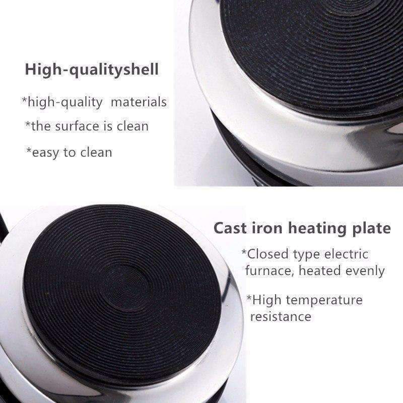 220V 500W Elektrischer Herd Heizplatte Mini Kochplatte Multifunktions Kaffee Tee Heizung heißes Haushaltsgerät für die Küche