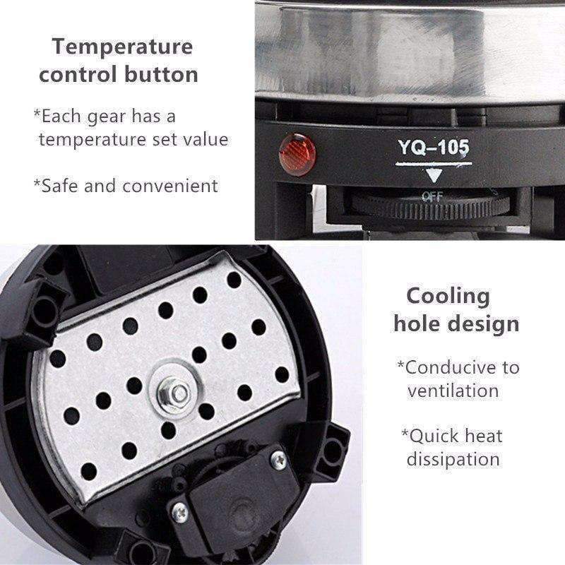 220V 500W Elektrischer Herd Heizplatte Mini Kochplatte Multifunktions Kaffee Tee Heizung heißes Haushaltsgerät für die Küche