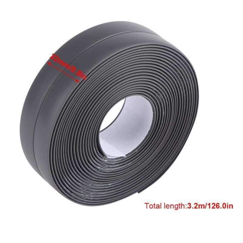 Silicone Waterproof Self-Adhesive Wall Sealing Strip Tape for Bathroom Sink Kitchen Sink Tool Accessory 3.2M Length