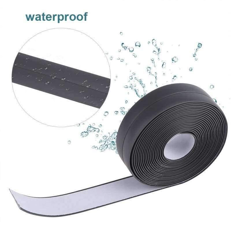 Silicone Waterproof Self-Adhesive Wall Sealing Strip Tape for Bathroom Sink Kitchen Sink Tool Accessory 3.2M Length