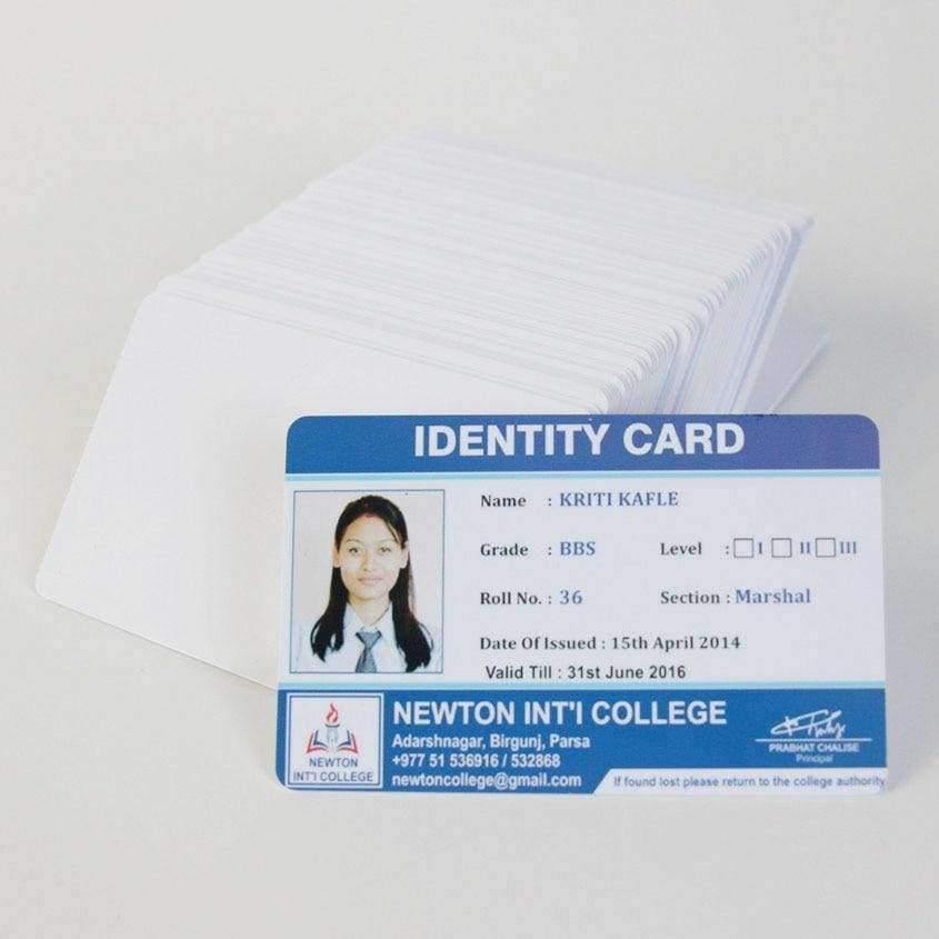 230 Stück Blanko Plastik PVC-ID-Karte Inkjet-druckbare Visitenkarte für Epson- oder Canon-Inkjet-Drucker
