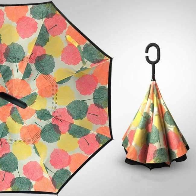 Design Doppel-Lagen Umgekehrter Regenschirm Selbststehender Regenschirm Regen Umkehr-Auto-Regenschirme Dropshipping