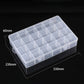 24 Compartments Transparent Large Adjustable Plastic Storage Boxes Jewelry Beads Bathroom Accessories Tools Organizer Box