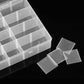 24 Compartments Transparent Large Adjustable Plastic Storage Boxes Jewelry Beads Bathroom Accessories Tools Organizer Box