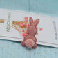 24 pieces/lot 2.8*5 cm felt rabbit pads patches applications for craft clothing sewing supplies DIY hairpin accessories