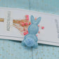 24 pieces/lot 2.8*5 cm felt rabbit pads patches applications for craft clothing sewing supplies DIY hairpin accessories