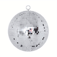 1 Stück, Glas Spiegelreflektierende Disco Ball Weihnachtsball Bar Fotografie Requisiten Hochzeit Backen Kuchen Dekoration Dekoration