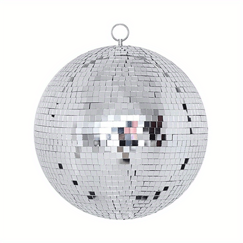 1 Stück, Glas Spiegelreflektierende Disco Ball Weihnachtsball Bar Fotografie Requisiten Hochzeit Backen Kuchen Dekoration Dekoration