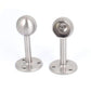 25Mm 2Pcs Dia Edelstahl Garderobe Vorhang Kleider Rohr Hebel Stütze Halterung Fenster-Dressing Hardware Für Zuhause