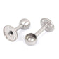 25Mm 2Pcs Dia Edelstahl Garderobe Vorhang Kleider Rohr Hebel Stütze Halterung Fenster-Dressing Hardware Für Zuhause