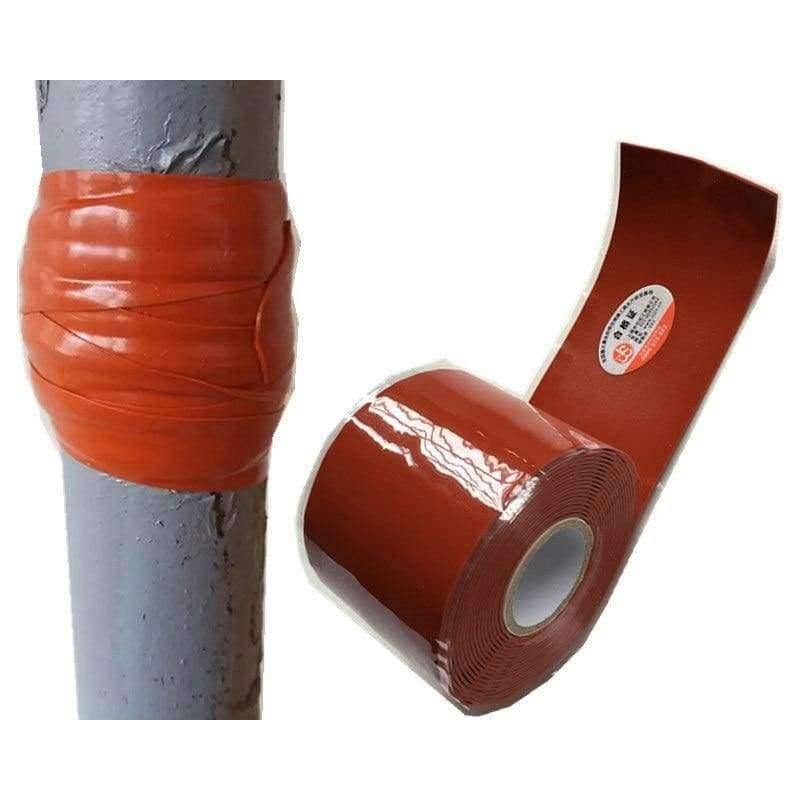Silicone Adhesive Tape Vedenpit��v�� Repair Tape Seal Vacuum Single-Sided Adhesive Silicone Band Pipe Seals 25mm 50mm x 1m White Red