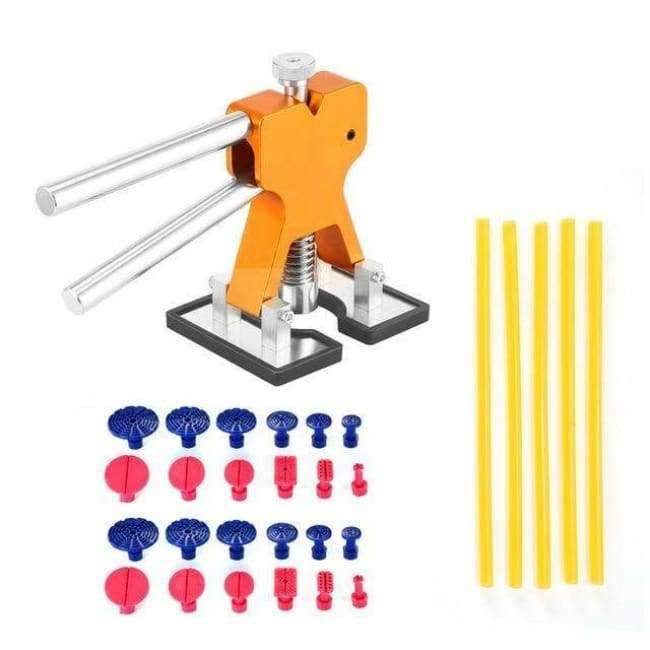 Auto Body Dent Removal Repair Pulling Tool Set Dent & Ding Puller Dent Repair Tool + 28 Pieces Auto Dent Repair Accessories