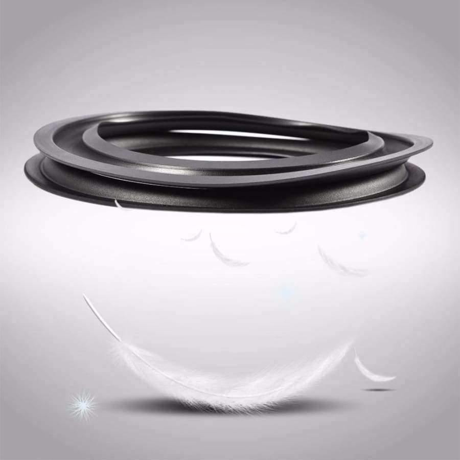 2 Stück 6 Zoll / 156 mm Perforierte Gummi Rand Surround Lautsprecher Reparaturteile Ersatz Schwarz