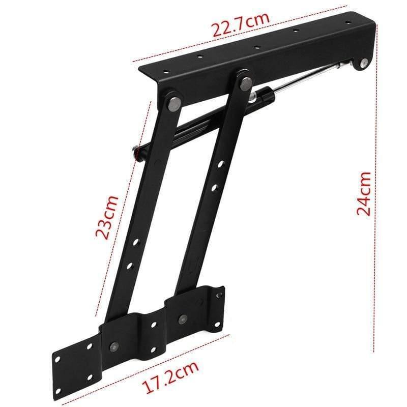 2 Stück Faltende Feder Tee Tisch Scharnier Möbel Lift Auf Top Mechanismus Hardware Hebe Regal Regal Für Kaffee Computer Tisch