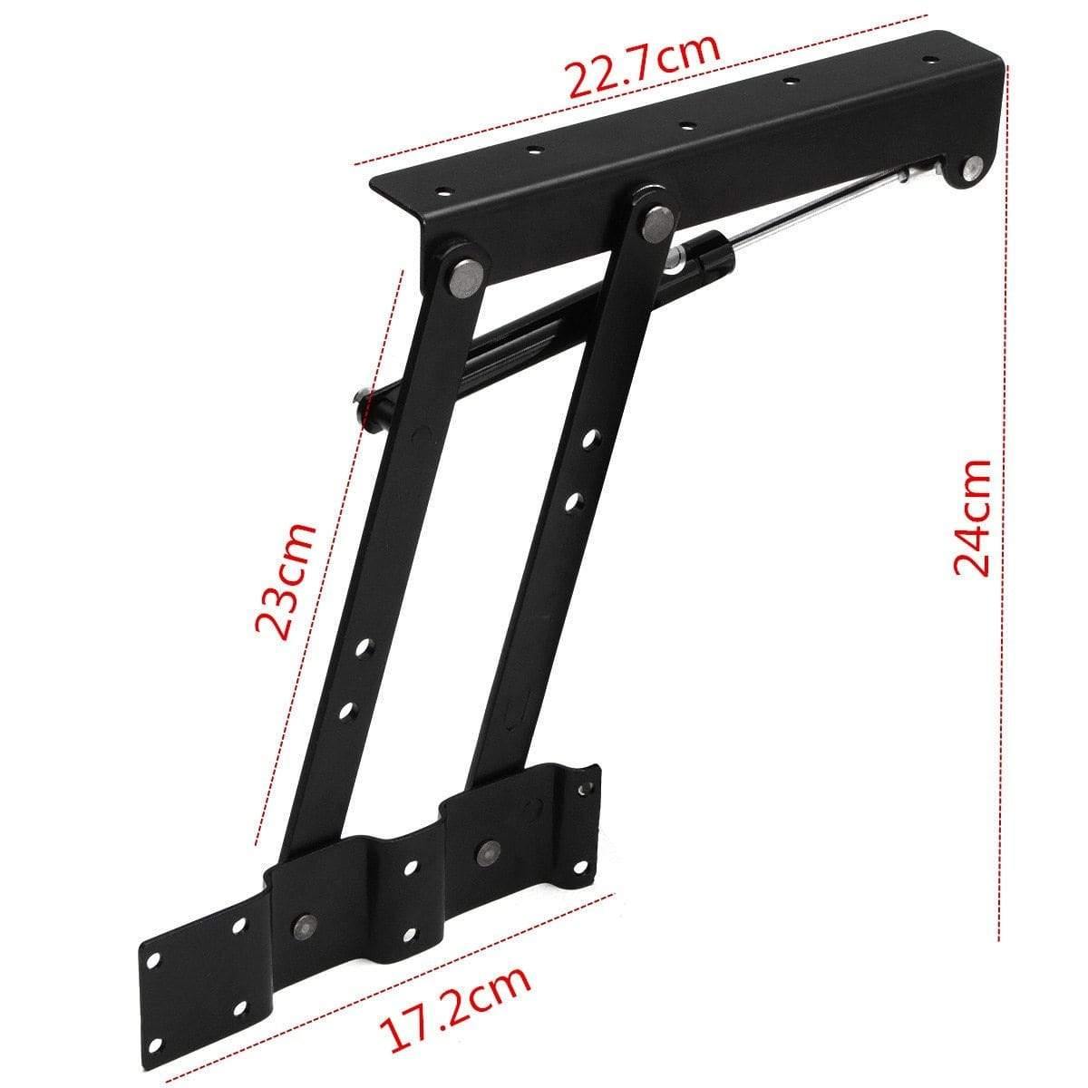 2 Stück Faltende Feder Tee Tisch Scharnier Möbel Lift Auf Top Mechanismus Hardware Hebe Regal Regal Für Kaffee Computer Tisch