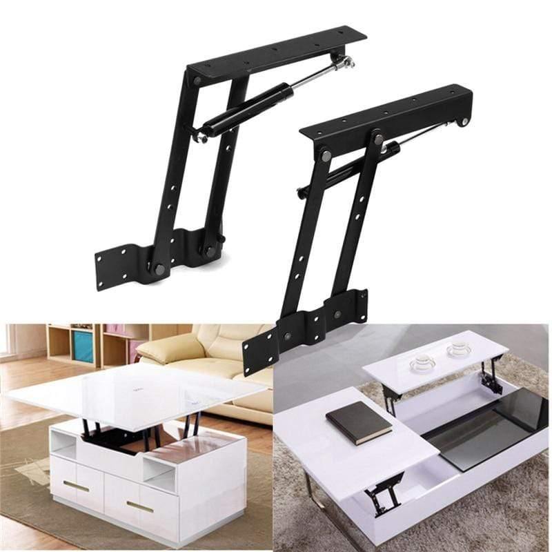 2 Stück Faltende Feder Tee Tisch Scharnier Möbel Lift Auf Top Mechanismus Hardware Hebe Regal Regal Für Kaffee Computer Tisch