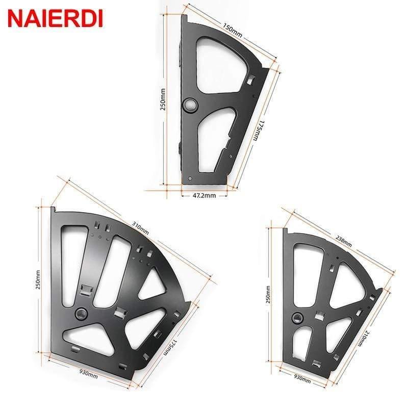 2PCS Möbel Scharniere Schuhe Schublade Schrank Scharnier Regal Metall Zubehör Edelstahl Faltbar Selbstmontage Hardware