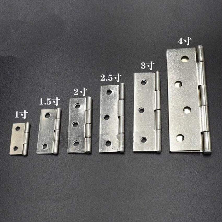 2 Stück/Set Edelstahl Schranktürscharnier Boot Marine Schrank Stoßscharniers 1,0"/1,5"/2,0"/2,5"/3,0"/4 Zoll Länge Verwendung für Tür