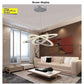 3/2/1 Ring Aluminium Acryl LED Deckenleuchte Wohnzimmer Schlafzimmer Arbeitszimmer Lampe Büro & Gewerbebeleuchtung Kronleuchter 90-240V
