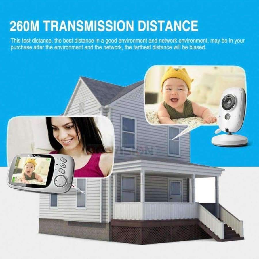 3,2 Zoll LCD Video Baby Monitor 2,4G Wireless 2 Wege Audio Bebe Cam Nachtsicht Überwachungs Sicherheitskamera Babysitter VB603