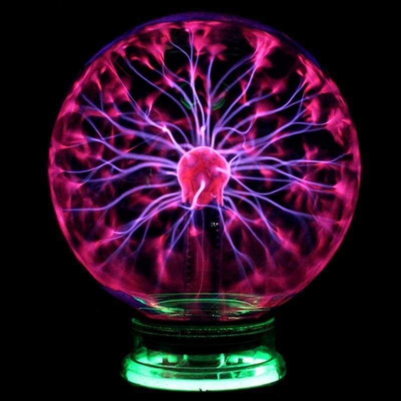 Neuheit Glas Magische Plasma Kugel Licht 3 4 5 6 Zoll Tischlichter Kugel Nachtlicht Kinder Geschenk für Neujahr Magische Plasma Nachtlampe