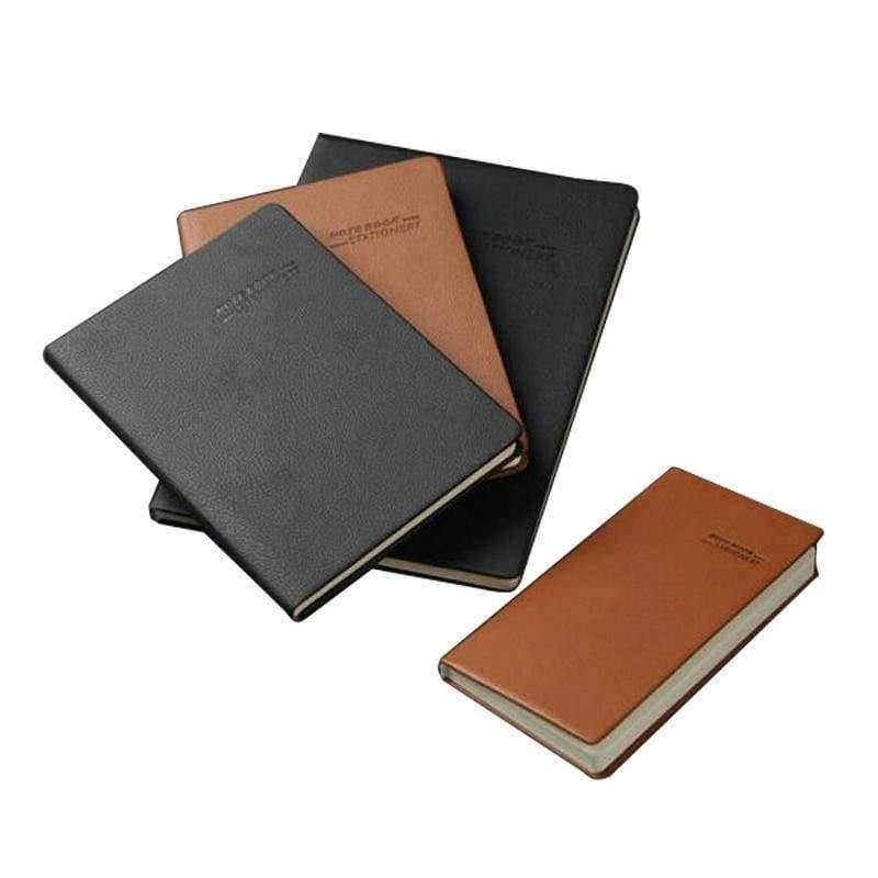 3 Stück/Set Büro Schulsachen Notizbücher Schreibblöcke Notizbuch Kunstleder Business Kompositionsbuch Hardcover 100 Blätter Buch