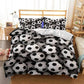 3D Bettwäsche Set Fußball Druck Bettbezug Set lebensechte Bettwäsche mit Kissenbezug Bett Set Heimtextilien #2-5