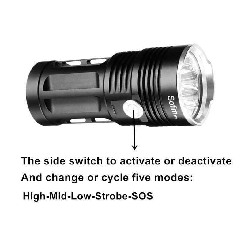 Sofirn SF34 Leistungsstarke LED Taschenlampen 2000LM Cree LED Taschenlampe 18650 Taktische Taschenlampe 5 Modi Linterna Tragbare Lampe Licht