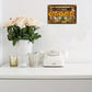 Sonnenblume Schmetterling Metallblechschild Vintage Stil Dekorationsschild für Zuhause Raum Restaurant Bar Café Garage Wanddekoration Wetterfest Staubdicht