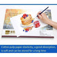 300g/m2 Professionelles Aquarellpapier 20Blätter Handgemalt Wasserlösliches Buch Kreatives Büro Schul Kunstbedarf