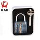Transparente Schloss-Pick Sichtbarer Ausschnitt Mini Übung Sicht Padlocks Bügel Training Fähigkeiten Für Schlosser Möbel Hardware
