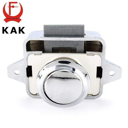 Camper Auto Druckschloss Durchmesser 26mm Wohnmobil Wohnwagen Boot Wohnmobile Schrank Schublade Riegel Knopf Schlösser für Möbel Hardware
