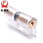 Cutaway Transparent Copper Locks Training Skill Professional Visible Practice Padlocks Lock Pick Locksmith Supplies
