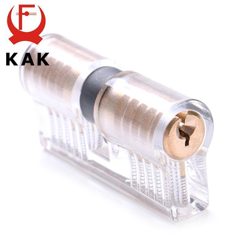 Cutaway Transparent Copper Locks Training Skill Professional Visible Practice Padlocks Lock Pick Locksmith Supplies