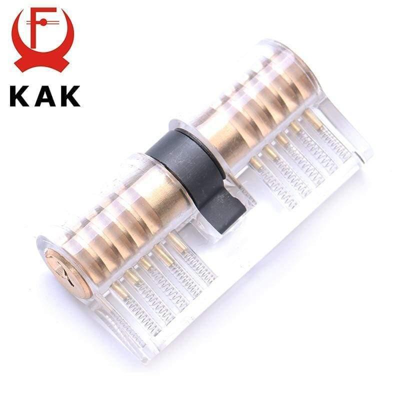 Cutaway Transparent Copper Locks Training Skill Professional Visible Practice Padlocks Lock Pick Locksmith Supplies