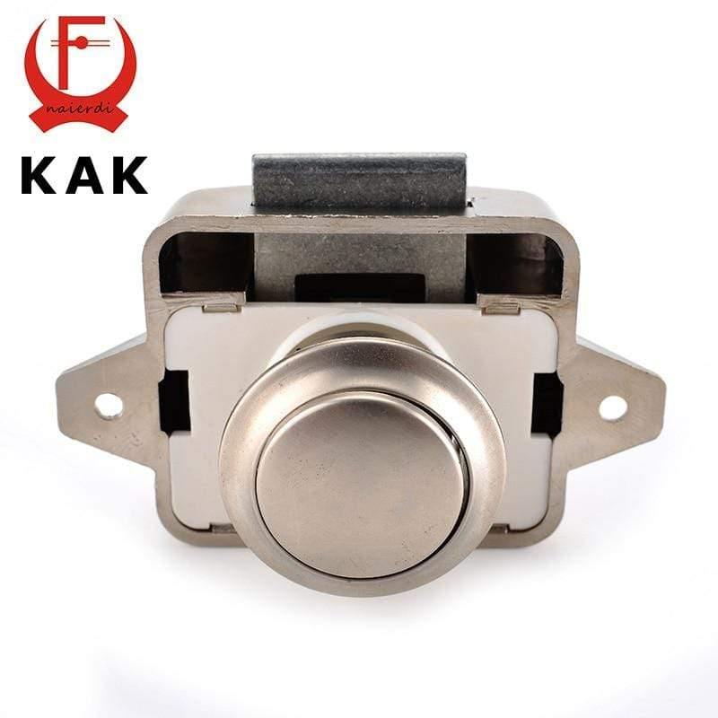 Camper Auto Druckschloss Durchmesser 26mm Wohnmobil Wohnwagen Boot Wohnmobile Schrank Schublade Riegel Knopf Schlösser für Möbel Hardware