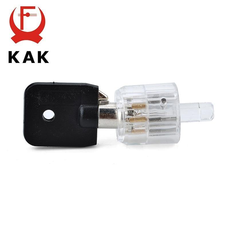 Sieben Kern Pflaume Schlosszylinder Transparent Sichtbar Pick Cutaway Praxis Sicht Vorhängeschloss Training Fähigkeit Für Schlosser Hardware