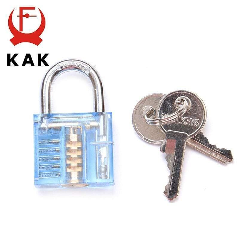Transparente Schloss-Pick Sichtbarer Ausschnitt Mini Übung Sicht Padlocks Bügel Training Fähigkeiten Für Schlosser Möbel Hardware