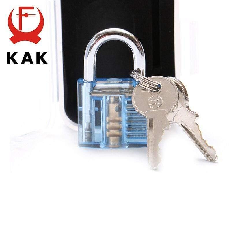 Transparente Schloss-Pick Sichtbarer Ausschnitt Mini Übung Sicht Padlocks Bügel Training Fähigkeiten Für Schlosser Möbel Hardware