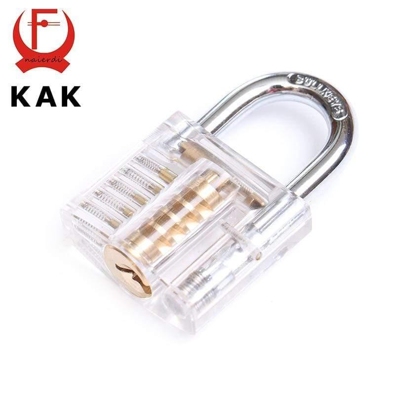 Transparente Schloss-Pick Sichtbarer Ausschnitt Mini Übung Sicht Padlocks Bügel Training Fähigkeiten Für Schlosser Möbel Hardware