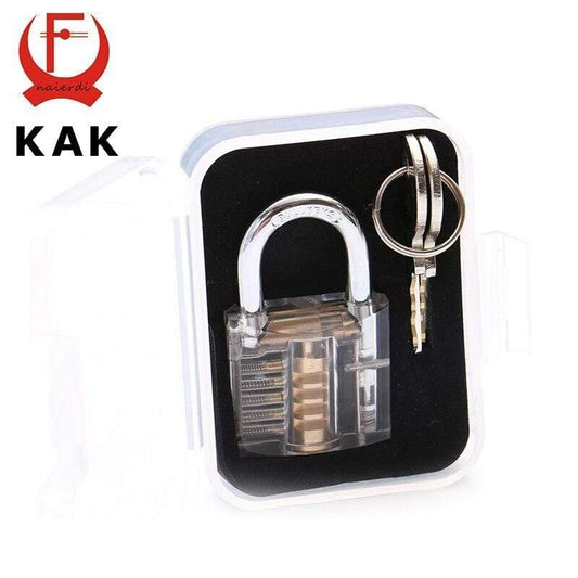 Transparente Schloss-Pick Sichtbarer Ausschnitt Mini Übung Sicht Padlocks Bügel Training Fähigkeiten Für Schlosser Möbel Hardware