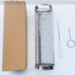 3 Stück/Set, BBQ Rollgrillkorb, Edelstahl Grillkäfig, Rundes Edelstahl BBQ Grillnetz für Gemüse, Fisch, BBQ Gemüsescheibenkorb für Picknick im Freien Camping, Grillzubehör, BBQ Zubehör