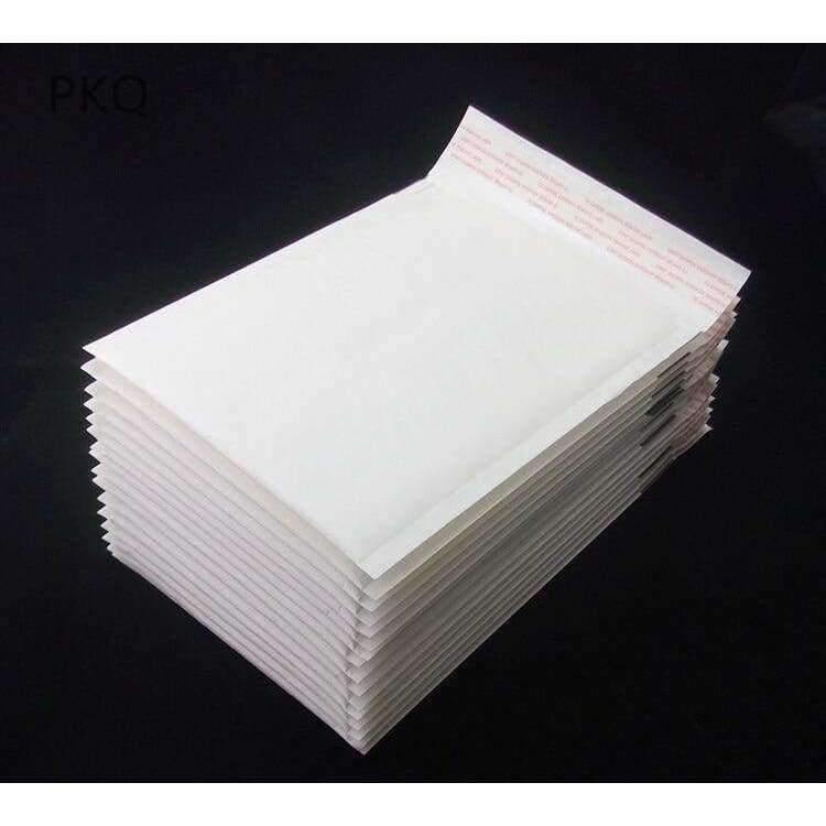 30 Stück Weiße Umschlag Papier Luftpolster-Mailtasche Luftpolster Versandtaschen Schulgeschäftsupplies 11x13cm/20x25cm/40x30cm