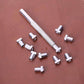 36Pcs Alphabet Letter Leather Stamp Set 3mm/6mm Steel Stamping Tools Metal Leather Punch Tools for DIY Leather Craft Tools