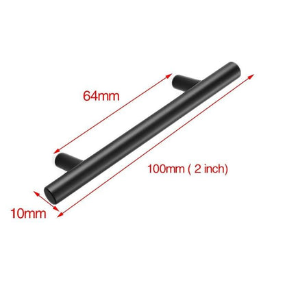 2" ~ 24" Küchen Tür T Bar Pull Gerade Griff Knöpfe Schrank Griff Durchmesser 10mm Edelstahl Griffe Möbel Beschläge