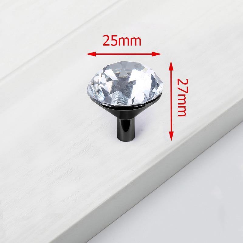 Luxus-Diamant-Kristallgriffe Schuhkarton Schrankgriffe Kleiderschrank Kommode Schubladengriffe Kleiderschrank Ziehgriffe Möbelbeschläge
