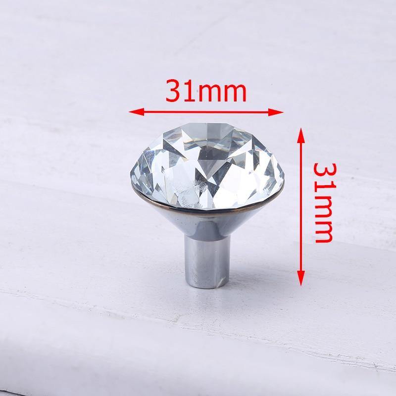 Luxus-Diamant-Kristallgriffe Schuhkarton Schrankgriffe Kleiderschrank Kommode Schubladengriffe Kleiderschrank Ziehgriffe Möbelbeschläge