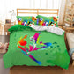 3D Bettwäsche Set Fußball Druck Bettbezug Set lebensechte Bettwäsche mit Kissenbezug Bett Set Heimtextilien #2-5