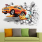 Transformieren Sie Ihr Zuhause mit 1 Stück selbstklebendem Wandaufkleber - Automobil Wandkunst für Schlafzimmer, Kinderzimmer und mehr!